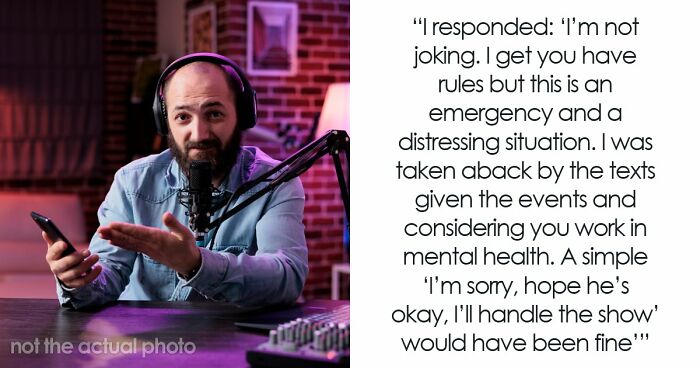 Radio Show Host Refuses To Bend One Rule For Co-Host Who Quits Instantly Due To His Lack Of Empathy
