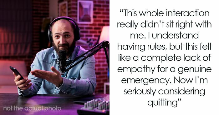 Radio Show Host Refuses To Bend One Rule For Co-Host Who Quits Instantly Due To His Lack Of Empathy