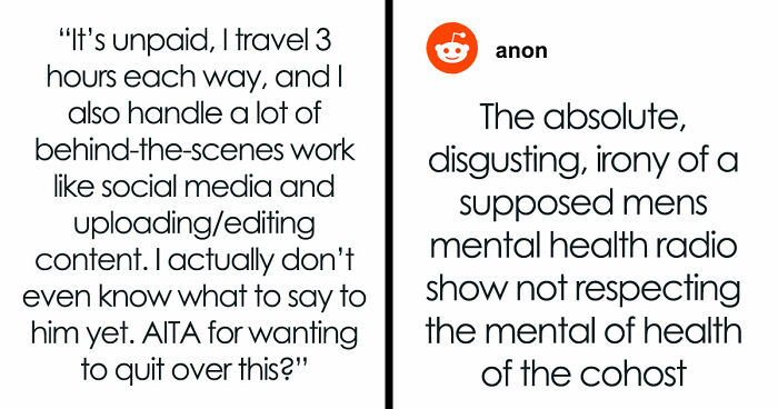 Radio Show Host Refuses To Bend One Rule For Co-Host Who Quits Instantly Due To His Lack Of Empathy