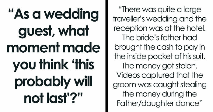 41 Times Wedding Guests Saw Red Flags So Big They Practically Waved From The Altar