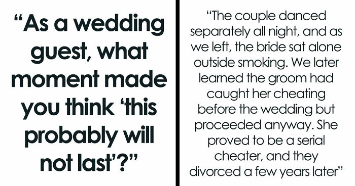 41 Times Wedding Guests Saw Red Flags So Big They Practically Waved From The Altar