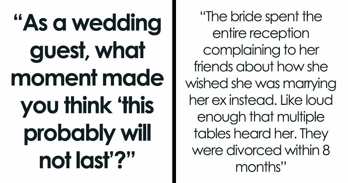 41 Times Wedding Guests Saw Red Flags So Big They Practically Waved From The Altar