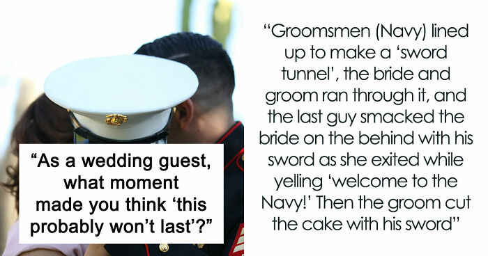 41 Times Wedding Guests Saw Red Flags So Big They Practically Waved From The Altar