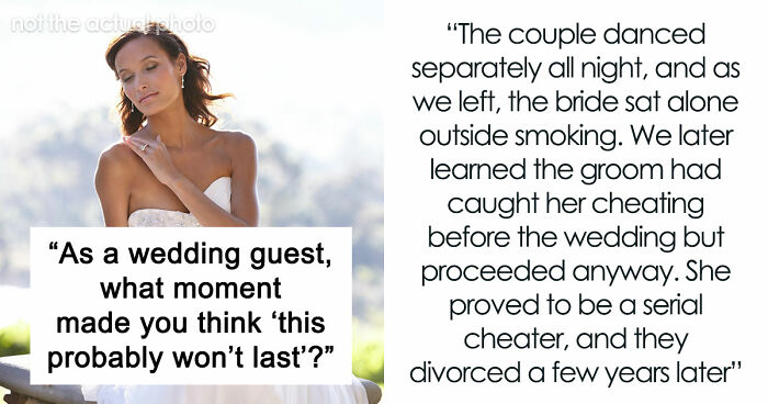 41 Times Wedding Guests Saw Red Flags So Big They Practically Waved From The Altar