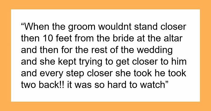 41 Times Wedding Guests Saw Red Flags So Big They Practically Waved From The Altar