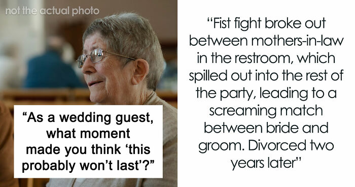 41 Times Wedding Guests Saw Red Flags So Big They Practically Waved From The Altar