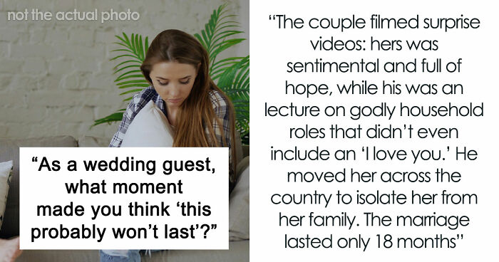 41 Times Wedding Guests Saw Red Flags So Big They Practically Waved From The Altar