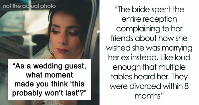 41 Times Wedding Guests Saw Red Flags So Big They Practically Waved From The Altar