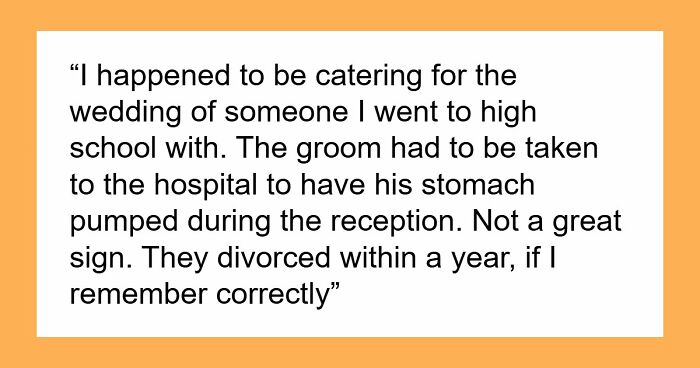 41 Times Wedding Guests Saw Red Flags So Big They Practically Waved From The Altar