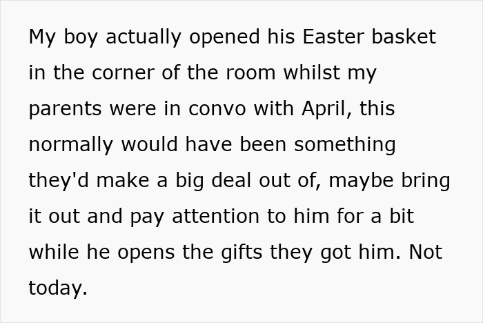 Text excerpt about a man confronting parents regarding their controlling 20-year-old best friend, illustrating family tension.