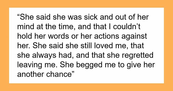 Woman Divorces Husband After Learning Of Cancer As A Power Move, Changes Her Mind Years Later