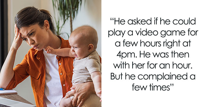 Man Plays Video Games For 5 Hours, Then Complains When Wife Tracks Time He Spent With Their Baby