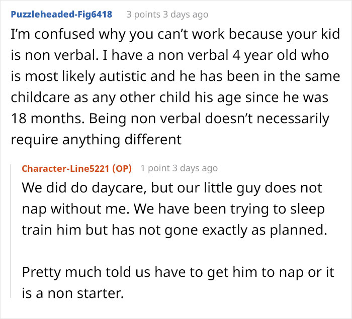 Woman Threatens Divorce If Husband Financially Contributes To His Mother's Care: "Told Him That Is Nuts"