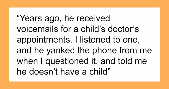 Woman Wonders If Her Husband’s Behavior Is Weird, Suspects He Has A Secret Child