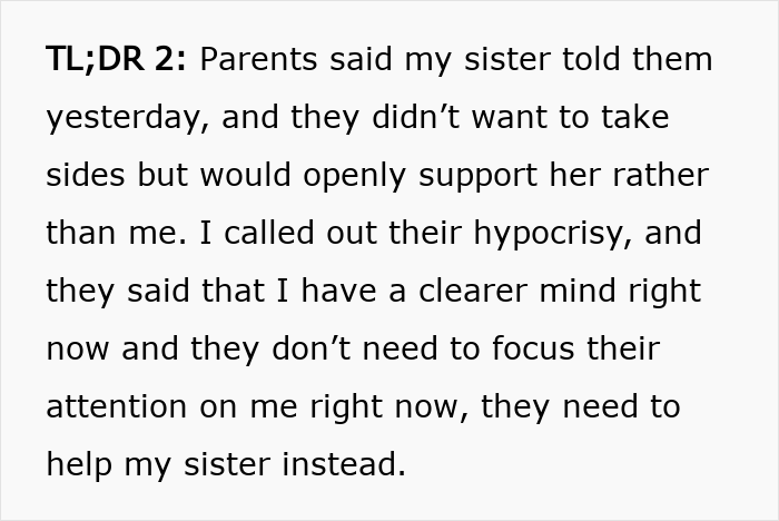 Woman accused of sleeping with sister&rsquo;s fianc&eacute; struggles to change family&rsquo;s mind about the situation.
