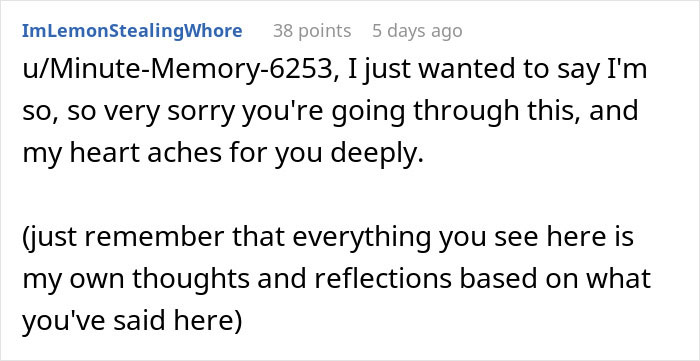Text conversation expressing sympathy for a woman accused of sleeping with her sister&rsquo;s fianc&eacute; and family distrust.