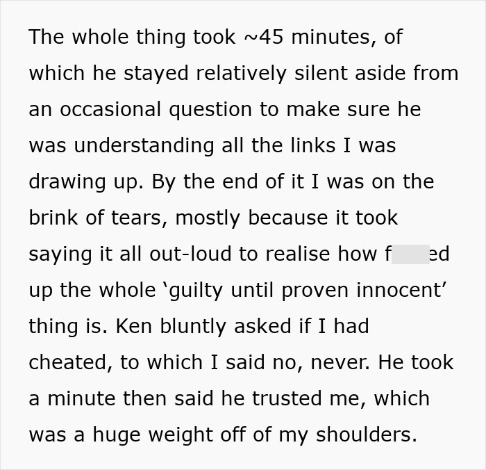 Woman accused of sleeping with sister&rsquo;s fianc&eacute; faces family conflict and cannot change their mind after coincidence arises.