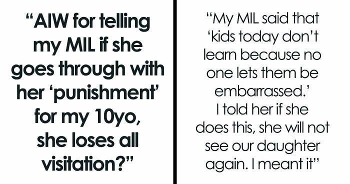 MIL’s Idea Of Punishment For 10-Year-Old Girl Leaves Mom Baffled And Stunned: “She Loses All Visitation”