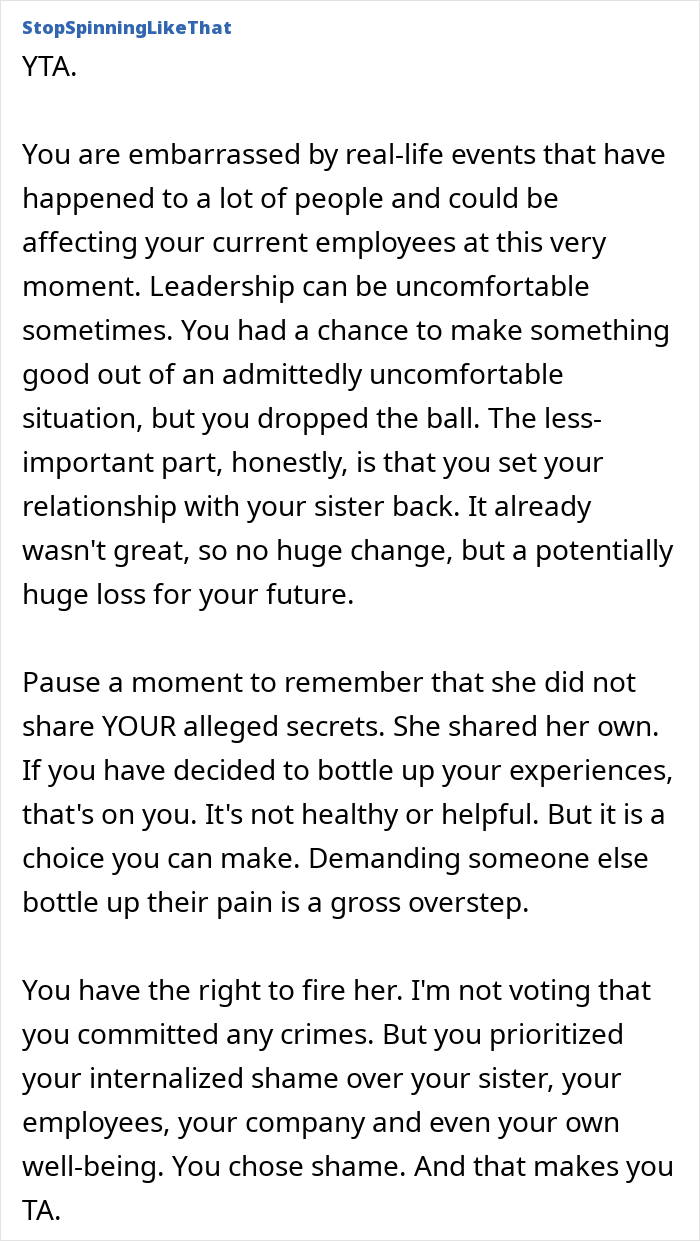 CEO Hires Her Sister After She Got “Downsized”, Finds Out The Real Reason She Lost Her Job The Hard Way