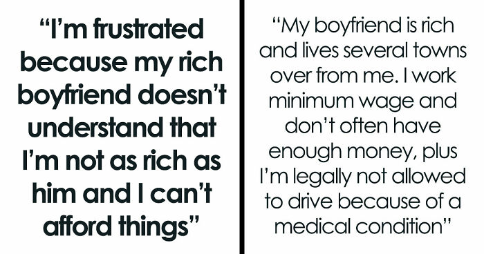 Rich Guy Expects Poor Girlfriend To Spend Loads Of Money On Him, Claims She Might “Bleed Him Dry”