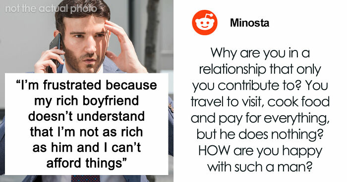 Rich Guy Expects Poor Girlfriend To Spend Loads Of Money On Him, Claims She Might “Bleed Him Dry”