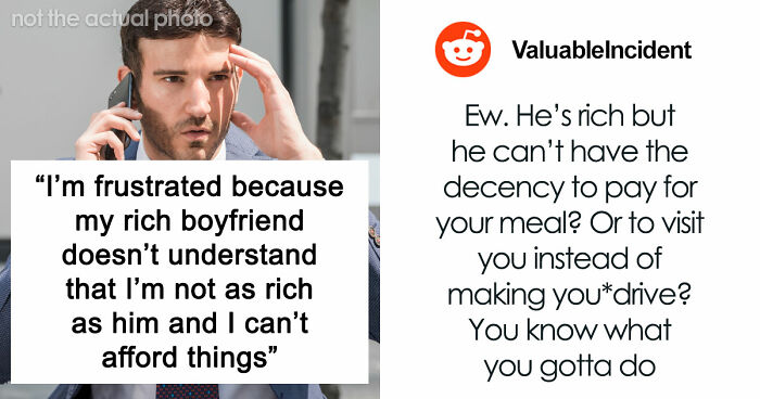 Rich Guy Expects Poor Girlfriend To Spend Loads Of Money On Him, Claims She Might “Bleed Him Dry”