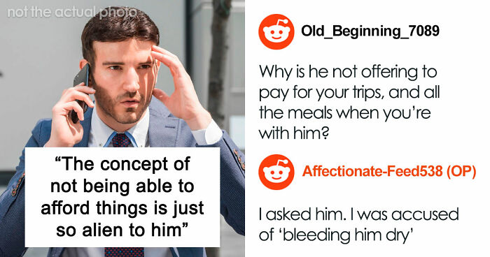 Rich Guy Expects Poor Girlfriend To Spend Loads Of Money On Him, Claims She Might “Bleed Him Dry”