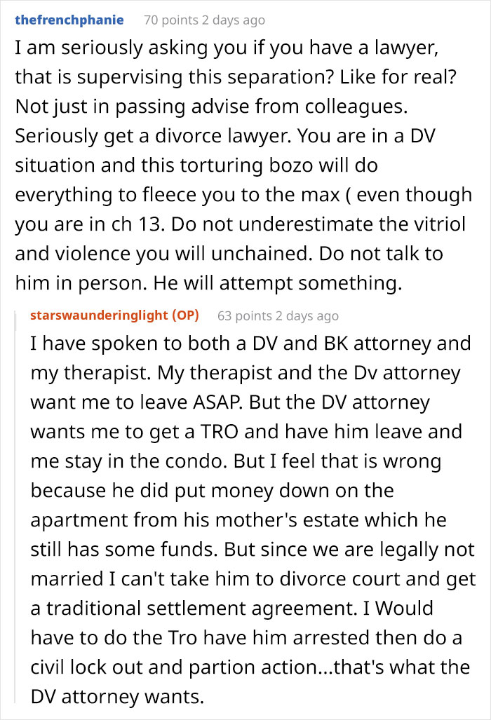 Woman Fakes Work Trip To Escape Volatile Boyfriend, Asks If That Makes Her A Coward