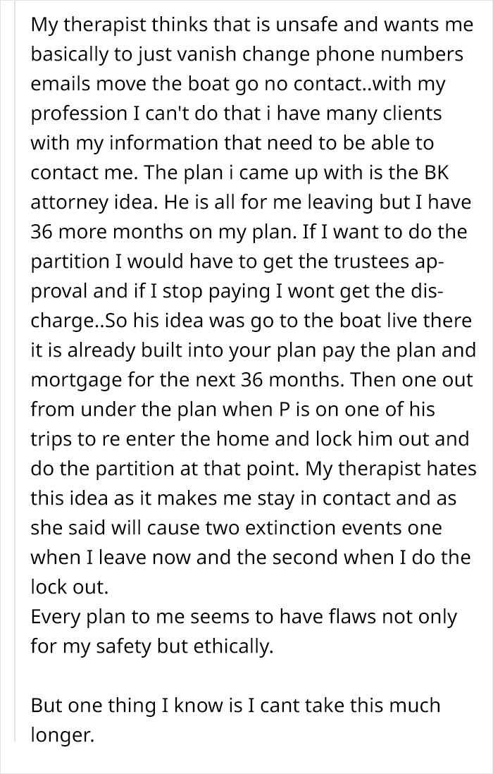 Woman Fakes Work Trip To Escape Volatile Boyfriend, Asks If That Makes Her A Coward