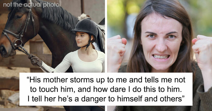 Disruptive Kid Nearly Hurts Himself At Stable, His Toxic Mom Escalates Things From Zero To 100