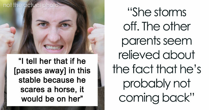 Disruptive Kid Nearly Hurts Himself At Stable, His Toxic Mom Escalates Things From Zero To 100