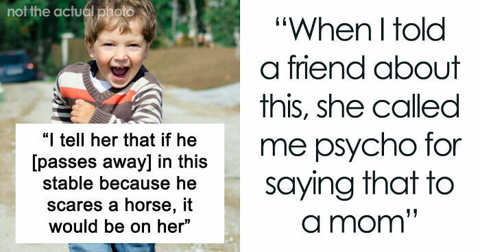 Disruptive Kid Nearly Hurts Himself At Stable, His Toxic Mom Escalates Things From Zero To 100