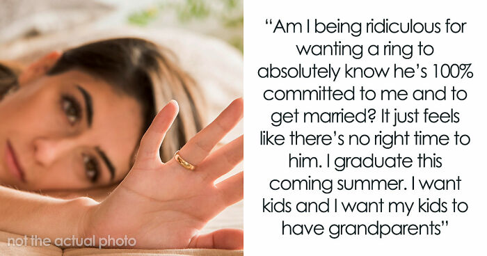 Guy Says “No Degree, No Ring,” Annoyed GF Just Wants The Promise That Their Relationship Is Solid