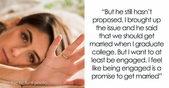 Guy Says “No Degree, No Ring,” Annoyed GF Just Wants The Promise That Their Relationship Is Solid