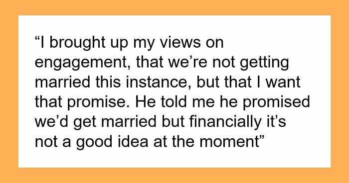 Guy Says “No Degree, No Ring,” Annoyed GF Just Wants The Promise That Their Relationship Is Solid