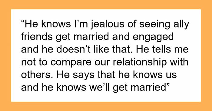 Guy Says “No Degree, No Ring,” Annoyed GF Just Wants The Promise That Their Relationship Is Solid