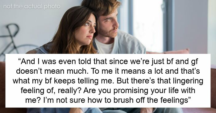 Guy Says “No Degree, No Ring,” Annoyed GF Just Wants The Promise That Their Relationship Is Solid