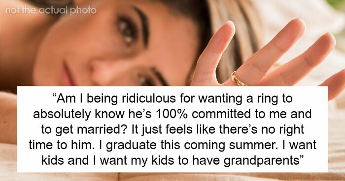 Guy Says “No Degree, No Ring,” Annoyed GF Just Wants The Promise That Their Relationship Is Solid