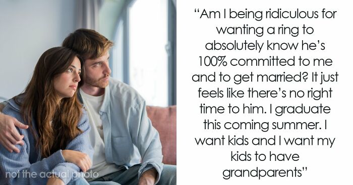 Guy Says “No Degree, No Ring,” Annoyed GF Just Wants The Promise That Their Relationship Is Solid