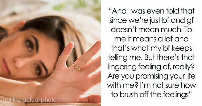 Guy Says “No Degree, No Ring,” Annoyed GF Just Wants The Promise That Their Relationship Is Solid