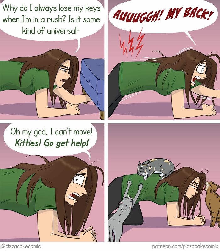 This Artist Turns Family Life, Cats, And Everyday Chaos Into Comics That Feel Way Too Relatable (33 New Pics)