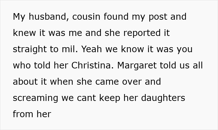 MIL Lies To 6YO That She's Going To Lose Mom, Gets Banned From Kids' Lives And Arrested