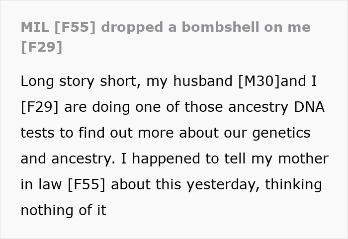 Woman Horrified After Learning Sneaky MIL's 30-Year Secret, Can&rsquo;t Believe Husband Is An Affair Kid