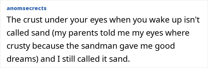 Misconception about eye crust being sand debunked