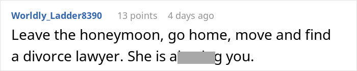 Guy Shares How His Wife Behaves On Their Honeymoon, Leaves People Questioning His Sanity