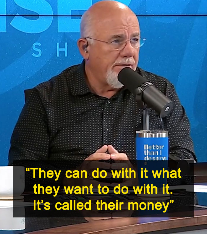 Dave Ramsey speaking on podcast about kids expecting inheritance Dave Ramsey speaking on podcast about kids expecting inheritance