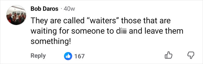 Comment calling kids waiting for inheritance waiters in Dave Ramsey discussion Comment calling kids waiting for inheritance waiters in Dave Ramsey discussion