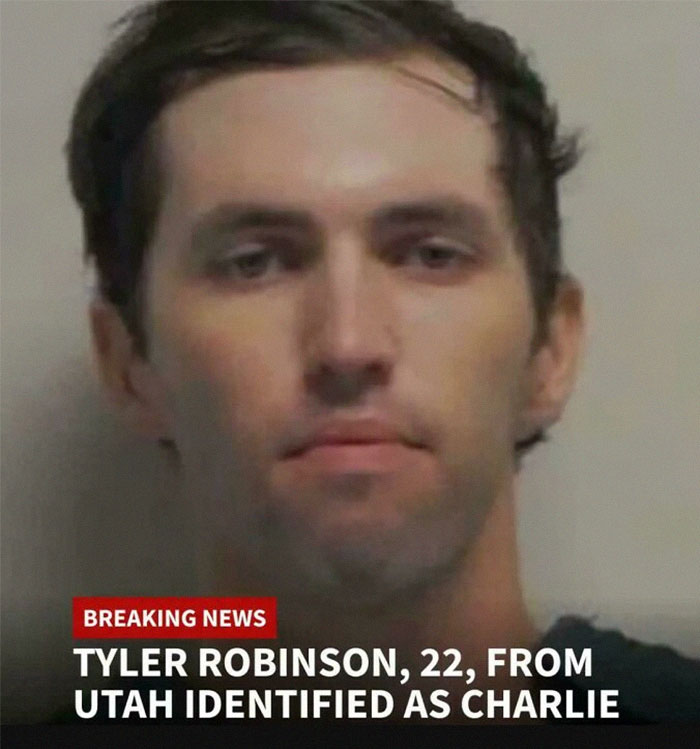 A man's face on a news screen, with text identifying him. Relates to Premature Truncation and lost meaning.