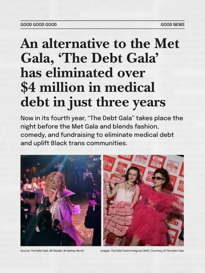 News article on The Debt Gala fundraising to eliminate medical debt for Black trans communities