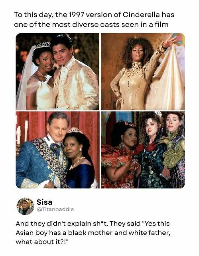 1997 Cinderella movie praised for diverse cast in strange world posts